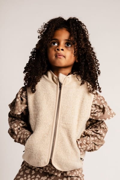 Baje Mathod teddy gilet sand desert 86