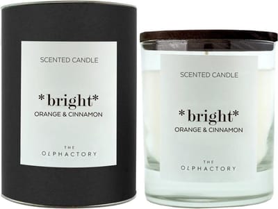 The Olphactory Luxe Geurkaars #bright - sinaasappel kaneel vanille munt