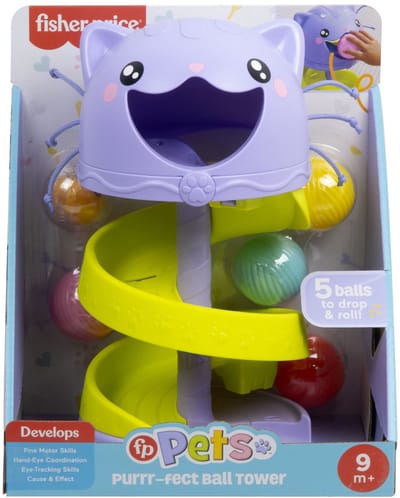 Fisher Price Pets Purrr-fect ballentoren Grijp- en bijtspeelgoed