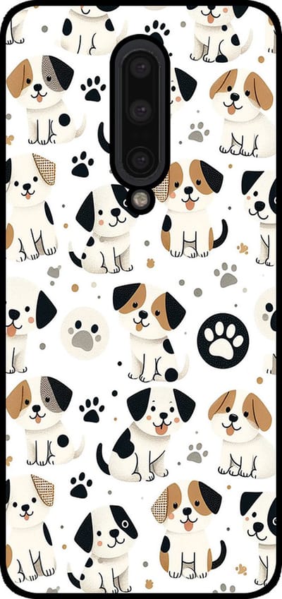 Smartphonica Telefoonhoesje Geschikt voor OnePlus 7 Pro met honden opdruk - TPU backcover case dog design geschikt voor OnePlus 7 Pro