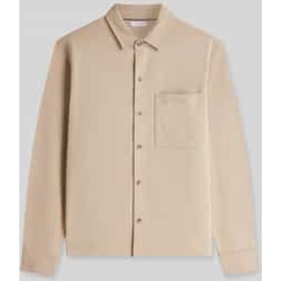 Tommy Hilfiger Button-up Chest-pocket Jacket Batique Khaki Size: M | Casual Shirts Outlet | Heren | Beige