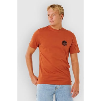 Rip Curl Wettie Passage Icon TEE - Baked Clay