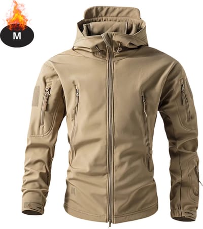 Livano Skipak - SkiBroek - Skijas - Ski Suit - Wintersport - Heren - Winter - Warm Fleece - Beige - Maat M