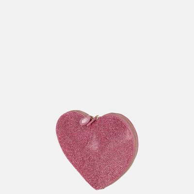 Bulaggi heart box crossbody tas pink