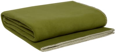 WOOOL Plaid - Fleece LUX (Parsley) - 145×200cm