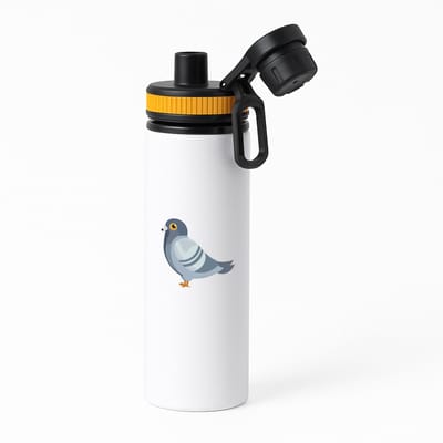 Hacebo® - Duif waterfles met draaidop oranje - Vogels - Dieren liefhebbers - Dieren - cadeau - water fles - 850ML