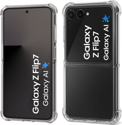 ChiGuard Hoesje Geschikt voor Samsung Galaxy Z Flip 7 Hoesje - Shock Proof Case – Cover Transparant