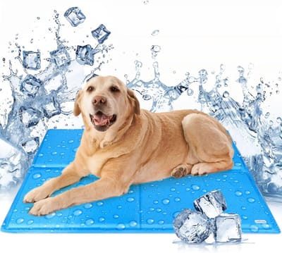 Famanu – Koelmat voor honden en katten, zelfkoelend, 70 x 110 cm, ideaal voor grote huisdieren