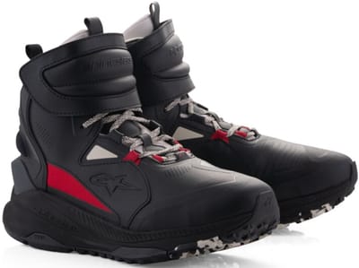 Alpinestars Speedstreet Zwart Ecru Fel Rood Motorschoenen - Maat 42 - Laars