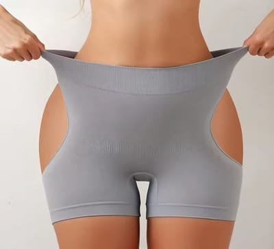 Butt Lifter Shapewear Short Dames Maat L – High Waist Corrigerend Ondergoed – Buikcorrectie Slip – Naadloze Shapewear met Open Billen – Tummy Control