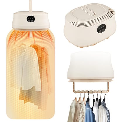 Droger - Mini wasdroger - Mini Droger - Wasdroger - Draagbare wasdroger - Multifunctionele Droger - Elektrische Wasdroger - Compacte droger - Drie timerfuncties - Sneldrogen 10 minuten - Opvouwbaar - Appartementen - Campers - Studentenkamers - Hotels