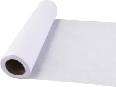 Opstrijkbare Tussenvoering voor Naaien en Quilten – 27cm x 9,1m, Zwaar Gewicht, Wit