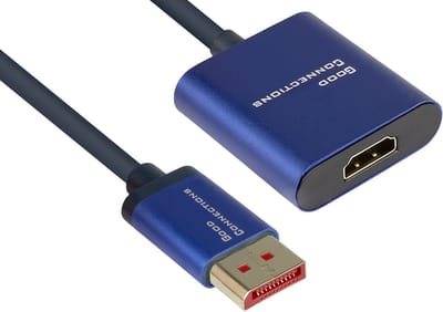 SmartFLEX DisplayPort naar HDMI adapter - DP 1.4 / HDMI 2.0 (4K 60Hz + HDR) - 0,20 meter