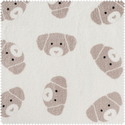 Double fleece stof "Cute Dog"