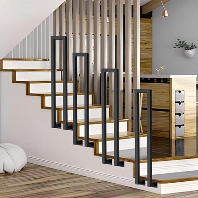 Trapleuning - Balustrade - Veilige Treden - U-vormig Ontwerp - Zijwandmontage