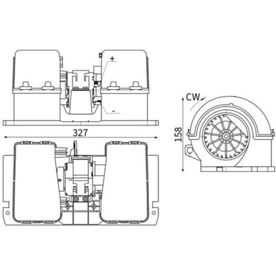 Interieurventilatie MAHLE AB 31 000S