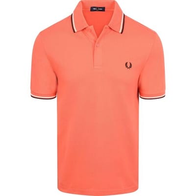 Polo Shirt Korte Mouw Fred Perry Polo Twin Tipped M3600 Roze 04C