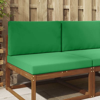 vidaXL - Buitenbankkussen - Polyester - Groen - 80 - x - 80 - cm