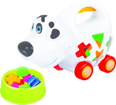 JollyToddler - Hond - Vormen Stoof - Blokken - Spelen