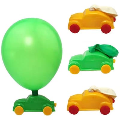 Doe-het-zelf Ballonauto Racer 3D Puzzel Wetenschappelijke Experiment Kits Ballon-aangedreven Auto Voor Jongens Meisjes Kinderen Verjaardagscadeau Kinderen