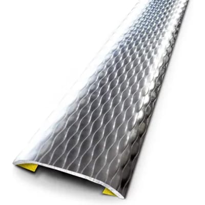3m Decoratieve Zelfklevende Drempel Inox 37mm/83cm