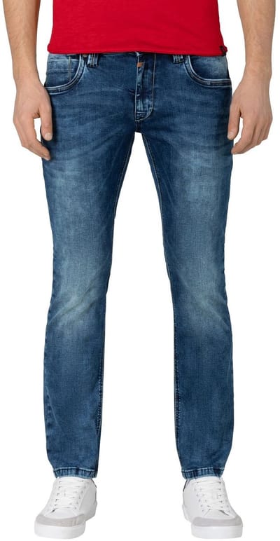 TIMEZONE Heren Jeans Broeken slim Fit Blauw 31W / 30L Volwassenen