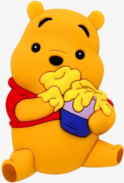 DISNEY - Winnie the pooh - 3D foam collectible magnet