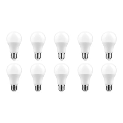 Technik E27 LED Lamp 11.1W - 1055lm - 4000K - Neutraal Wit - LED Globe A60 - Vervangt 75W Halogeen Gloeilamp - 10 stuks