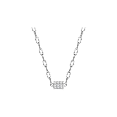 Gems München Dames Ketting 925 sterling zilveren 1 Zirconia One Size 88672071