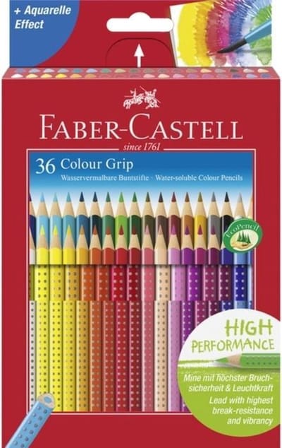 Faber-Castell kleurpotloden - Colour Grip - set 36 kleuren - FC-112442