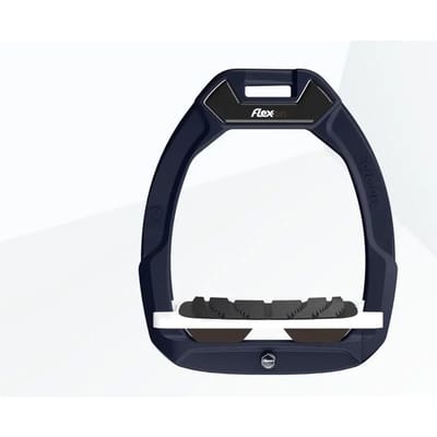 Veiligheidsstijgbeugels Ruitersport Ingebouwd Grip Bruin/Wit/Bruin Flex-On Safe-On