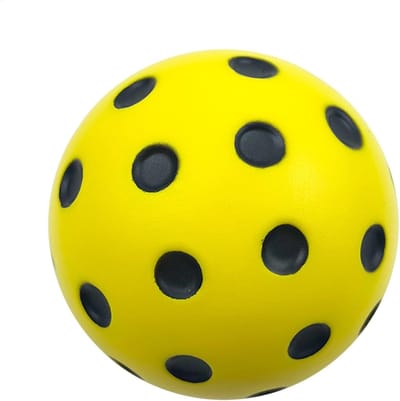 Pickleball Ballen - Schuim Ballen - Indoor Training - Gedempt Geluid - 7.4 cm Diameter - Geel