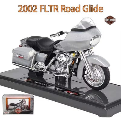 Maisto 1:18 Harley Cvo Road Glide Legering Sportmotor Model Diecasts Metaal Straatrace Motorfiets Model Kinderspeelgoed Cadeau