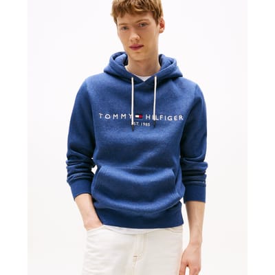 Tommy Hilfiger Core Hoodie Blauw Navy - Heren - Maat M - Trui met Capuchon