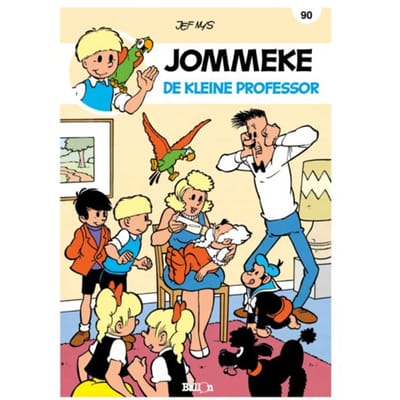 De Kleine Professor - Jommeke Strip - Nieuwe Look - Jef Nys