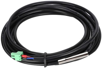 Dailygoody - Batterij Temperatuursensor - Temperatuursensor - Hoge nauwkeurigheid - Compact formaat - Geschikt voor Laadregelaar - Ideaal voor...