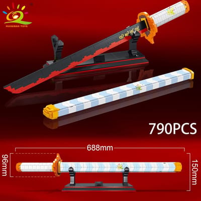 Samurai Zwaard Bouwstenen Ninja Blade Katana Japanse Anime Vlinder Nichirin Mes Stenen Kinderspeelgoed voor Volwassenen WITH BOX