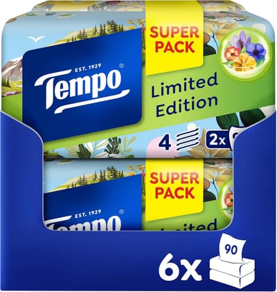 Geurige Zakdoeken Box - Set van 2 - 6 Verpakkingen met 90 Doekjes
