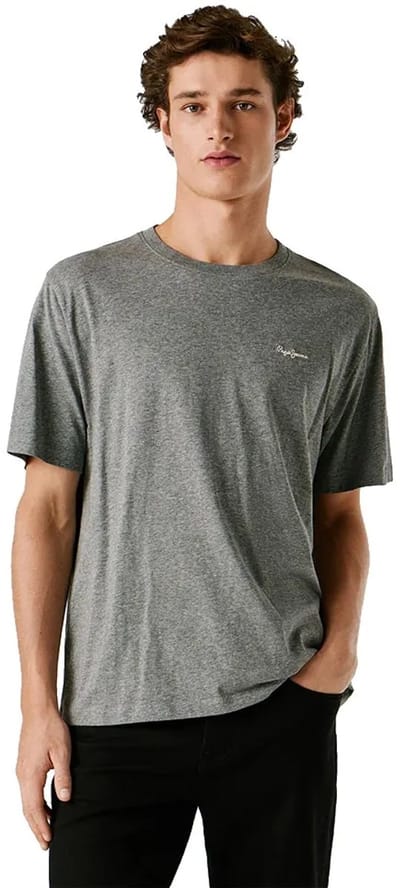 Pepe Jeans Contrast Connor T-shirt Met Korte Mouwen Grijs L Man