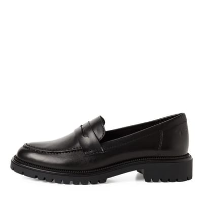 Instappers van echt leer Model 'Chunky Loafer'