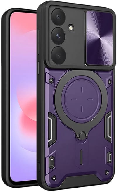 Hoesje geschikt voor Samsung Galaxy A37 - Techsuit CamGuard Pro Back Cover - Paars