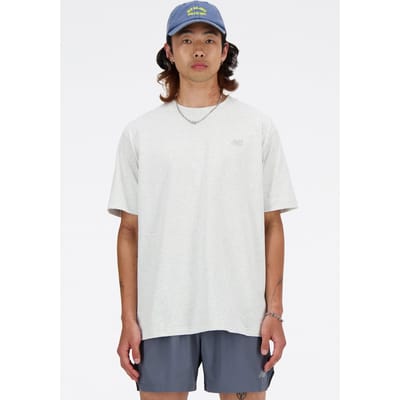 New Balance Athletics Cotton T-shirt In Grey Taglia: M | Magliette basic Outlet | Uomo | Grigio