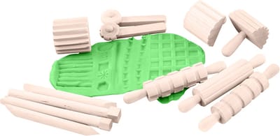 Eduplay houten kleigereedschap set - creatief speelgoed voor kinderen.