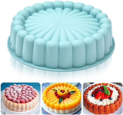 JGS ® Creatieve Siliconen Bakvorm voor Perfecte Ronde Zonnebloem Taarten en Desserts