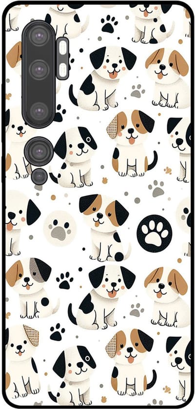 Smartphonica Telefoonhoesje Geschikt voor Xiaomi Mi Note 10 / 10 Pro met honden opdruk - TPU backcover case dog design geschikt voor Xiaomi Mi Note 10;Xiaomi Mi Note 10 Pro