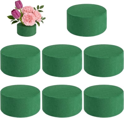 8 stuks steekschuim voor bloemen, sterk en onbreekbaar, ideaal voor bruiloften en feesten, 8 x 4 cm, perfect voor droogbloemen en kunstbloemen