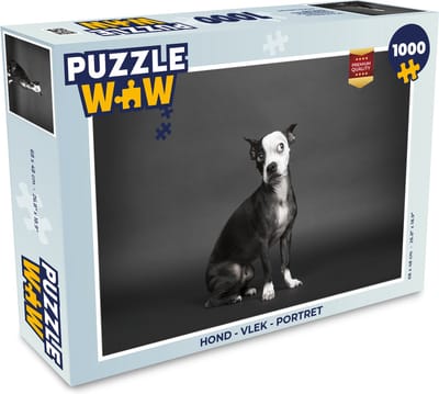 Puzzel Hond - Vlek - Portret - Legpuzzel - Puzzel 1000 stukjes volwassenen