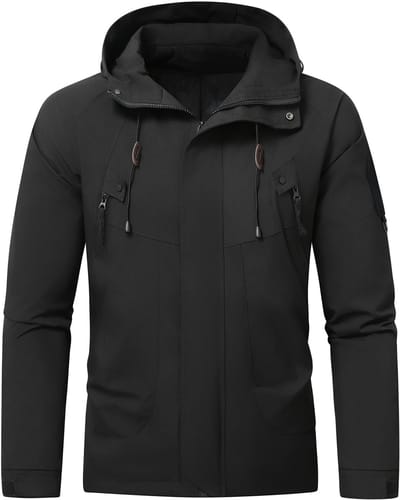 YOUTHUP Heren Jack - Capuchon en Winddicht Outdoorjas - L