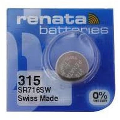 Horloge Batterij - Kleine Batterij - Apparaten Voeden - Zilveroxide Kwaliteit - 1.55 Volt - Zilver