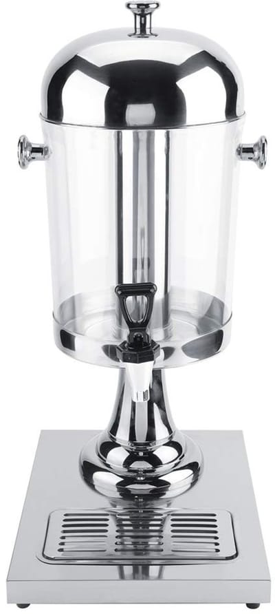 Dailygoods- Sapmachine Dubbele Dispenser 8L - Roestvrij Staal - Warme/Koude Dranken - Voor Restaurant/Hotel/Thuisgebruik - Isolatie/Functie - Drankdispenser